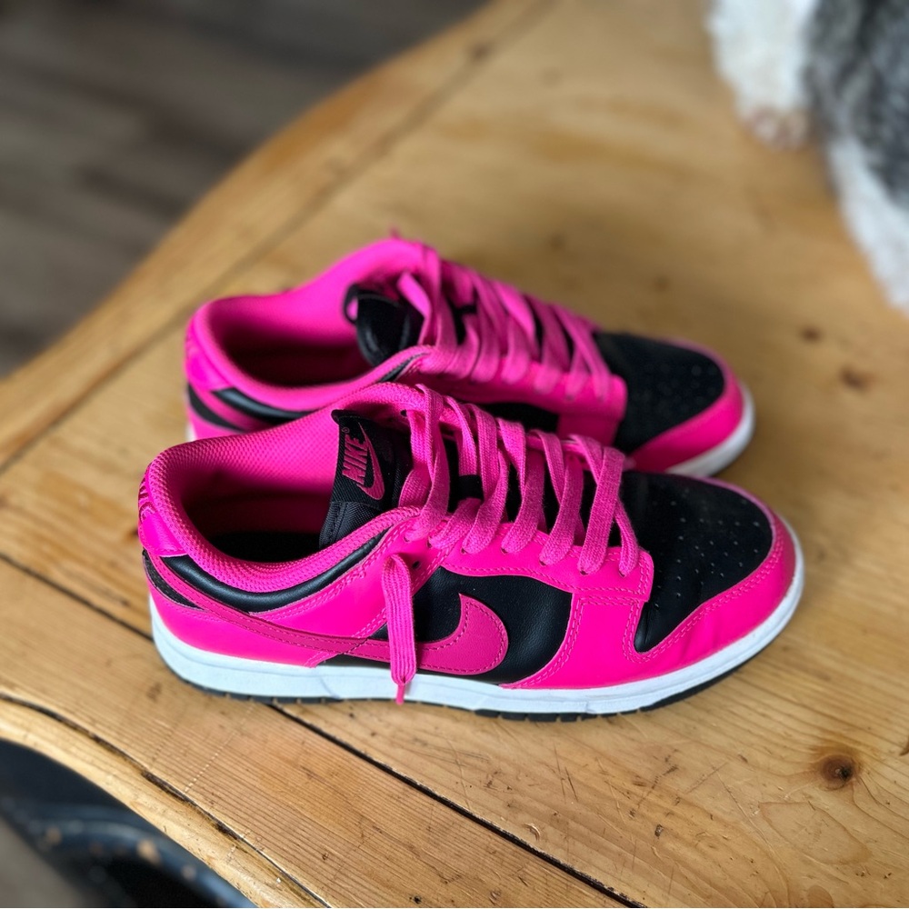 NIKE Women’s Dunk Low Fierce Pink Sneakers